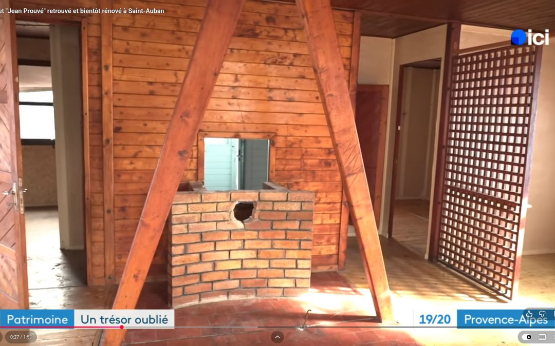 Reportage de France 3 Provence-Alpes sur le chalet Prouvé